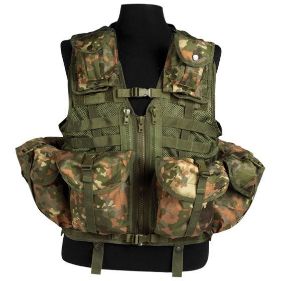 Mil-Tec Modular System Taktische Weste Flecktarn