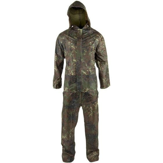 Mil-Tec Wasserdichter Regenanzug Flecktarn