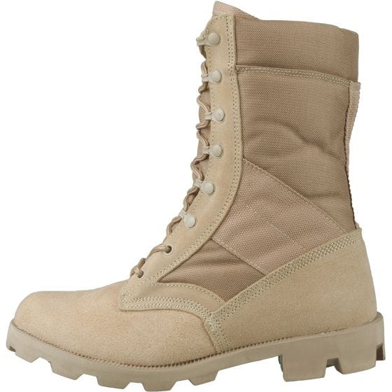Mil-Tec US Kampfstiefel mit Schnellschnürsystem Desert