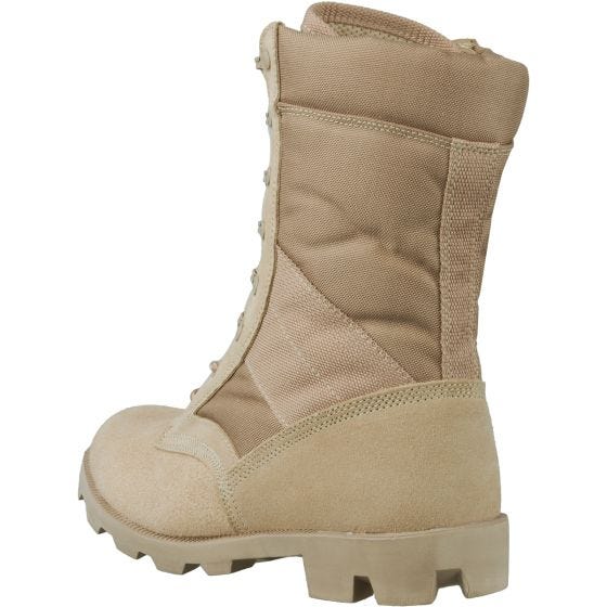 Mil-Tec US Kampfstiefel mit Schnellschnürsystem Desert