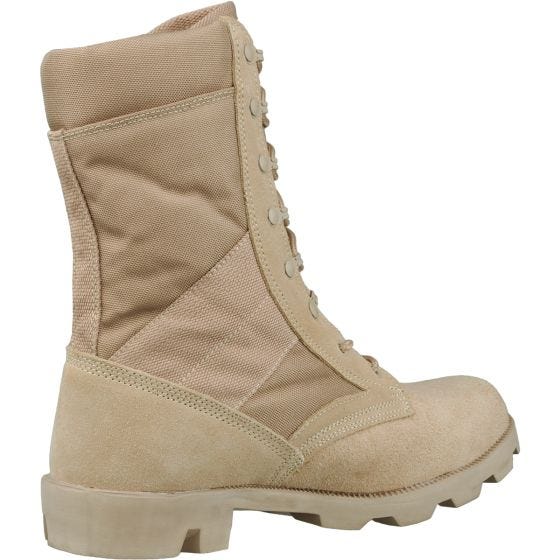 Mil-Tec US Kampfstiefel mit Schnellschnürsystem Desert