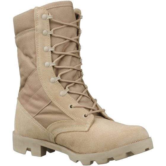 Mil-Tec US Kampfstiefel mit Schnellschnürsystem Desert