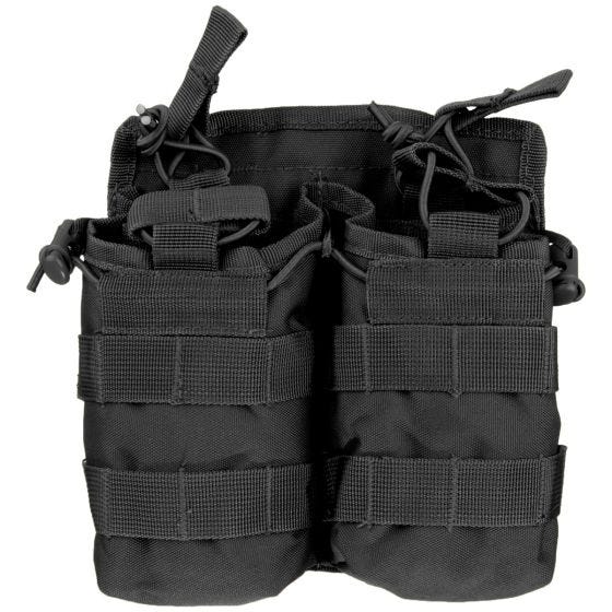 Mil-Tec Oben offene Doppel-Magazintasche Schwarz
