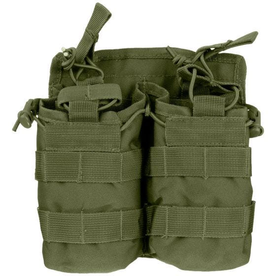 Mil-Tec Oben offene Doppel-Magazintasche Olivgrün