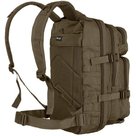 Mil-Tec US Assault Pack Small Einsatzrucksack mit MOLLE-Befestigungssystem Oliv