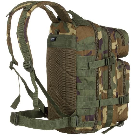 Mil-Tec US Assault Pack Small Einsatzrucksack mit MOLLE-Befestigungssystem Woodland