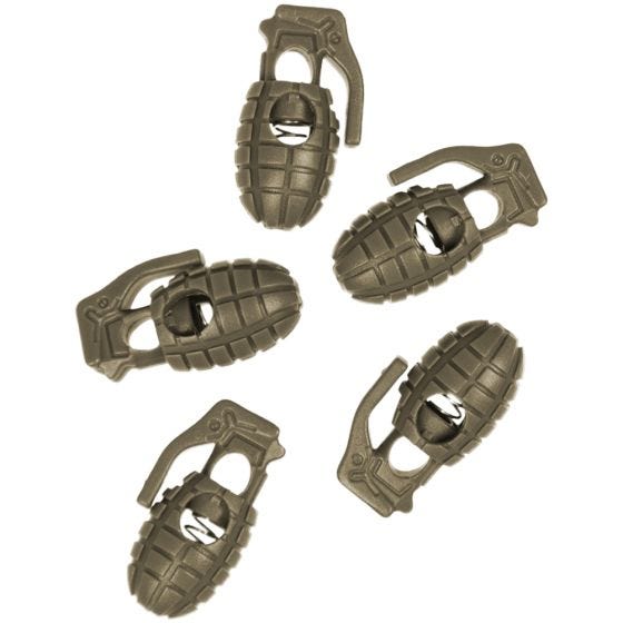 Mil-Tec Kordelstopper in Handgranaten-Form Coyote