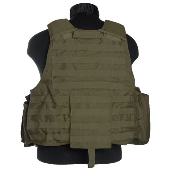 Mil-Tec M.Release MOLLE-Einsatzweste Oliv