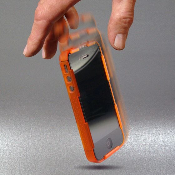 Nize Ize Connect Case Hülle mit Cliphalterung für iPhone 4/4S transparentes Pink