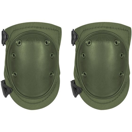 Alta Industries AltaFLEX GEL Knieschützer mit Gel-Einlage und AltaLOK-Verschlusssystem Olive Green