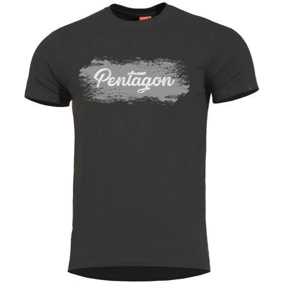 Pentagon Ageron T-Shirt mit Motiv im Grunge-Stil Schwarz