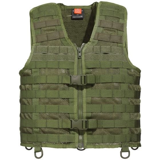 Pentagon Thorax 2.0 MOLLE-Weste Olivgrün