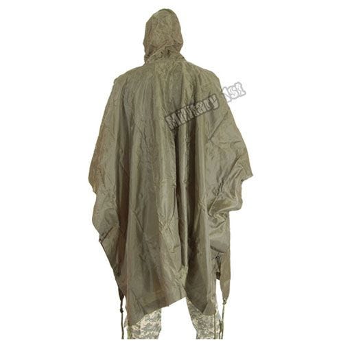 Wasserdichter Poncho Ripstop Oliv