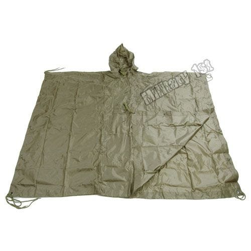Wasserdichter Poncho Ripstop Oliv