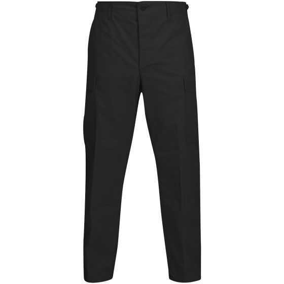 Propper BDU Hose mit Knopfverschluss aus Baumwoll-Polyester-Ripstop Schwarz