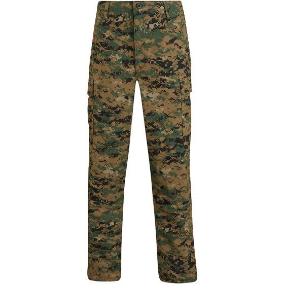 Propper Uniform BDU-Hose aus Baumwoll-Polyester-Ripstop Digital Woodland