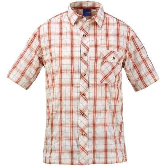 Propper Covert Kurzärmliges Hemd mit Knopfleiste Brick Plaid