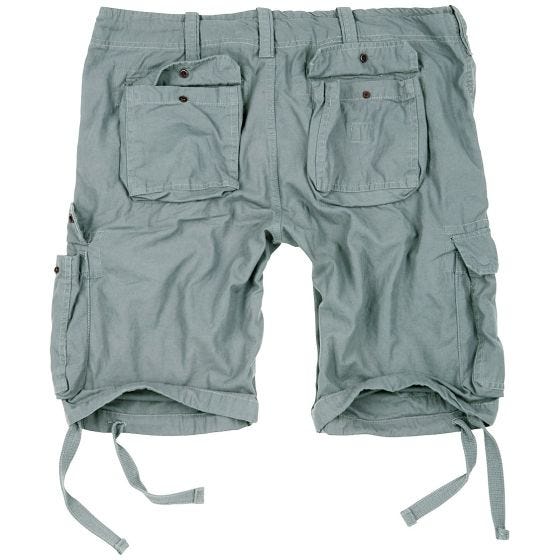 Surplus Airborne Shorts im Vintage-Stil Grau