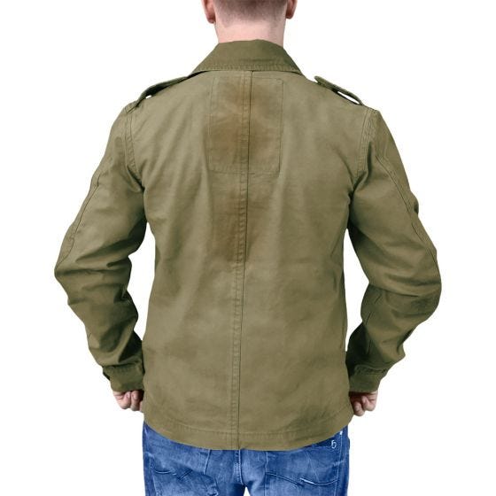 Surplus Heritage Jacke im Vintage-Stil Oliv