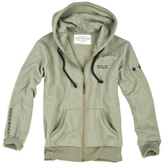 Surplus Stars Kapuzenpullover Helles Olivgrün