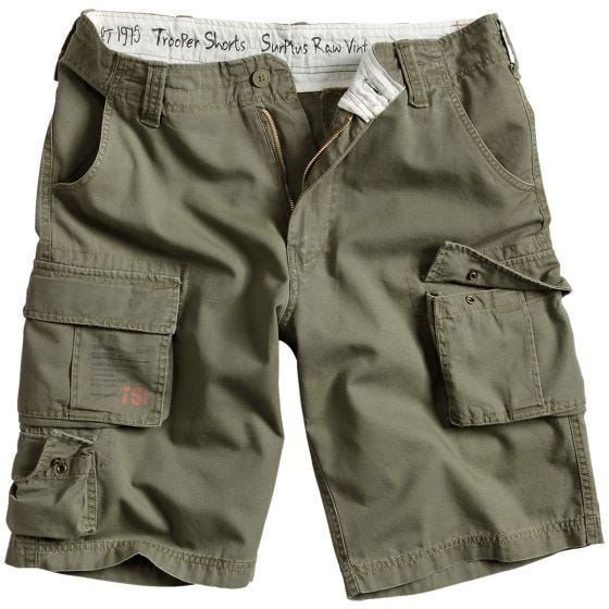 Surplus Trooper Shorts Olivgrün verwaschen