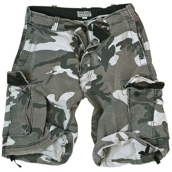 Surplus Vintage Shorts Ausgewaschenes Urban