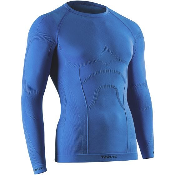 Tervel Comfortline Langärmliges Herren-Unterhemd Blau