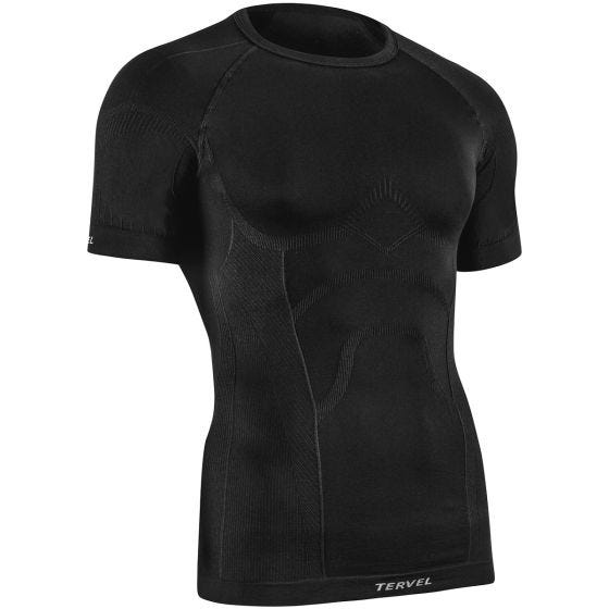 Tervel Comfortline Kurzärmliges Herren-Unterhemd Schwarz