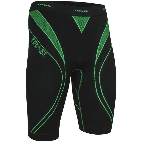Tervel Optiline Sport-Shorts Schwarz/Grün