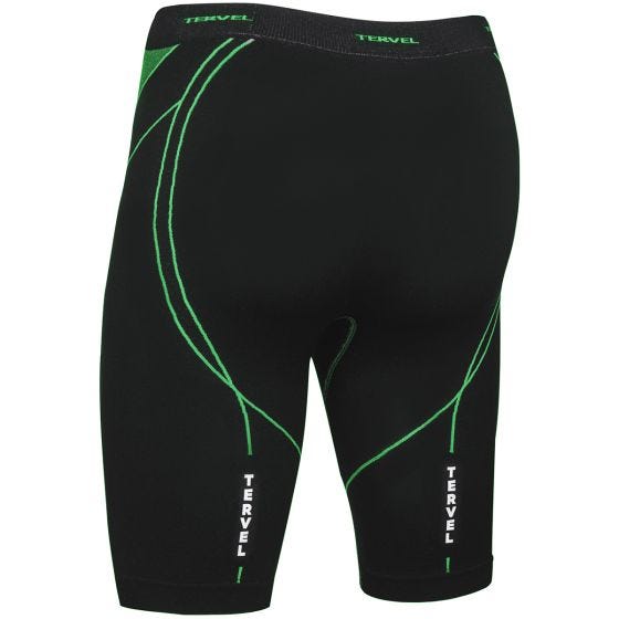 Tervel Optiline Sport-Shorts Schwarz/Grün