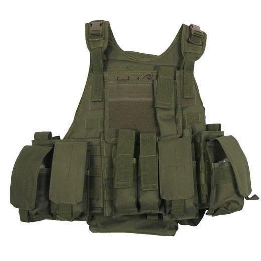 MFH Ranger Taktische Weste MOLLE-Befestigungssystem Oliv