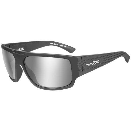 Wiley X WX Vallus Brille - Gläser in Grey Silver Flash / Gestell in mattem Graphite