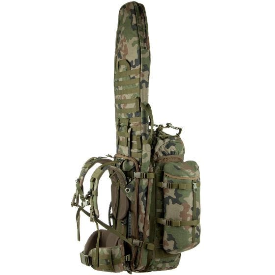 Wisport ShotPack 65L Rucksack mit Gewehrtasche PL Woodland